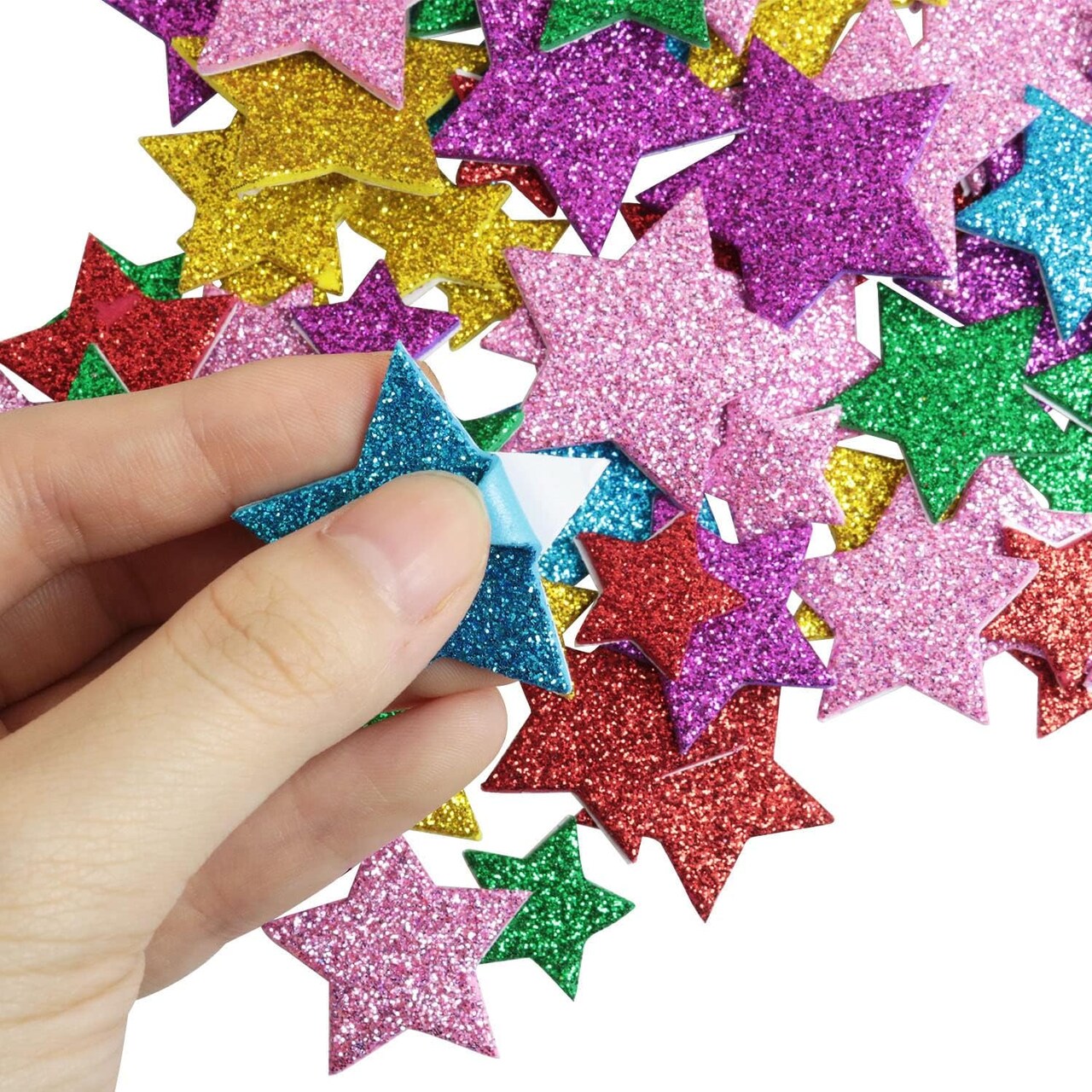 270PCS Self Adhesive Star Shaped Wall Stickers for Kid's Arts Craft Supplies